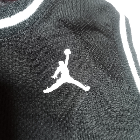 Jordan 23 AIR JORDAN Basketball Jersey Youth XL Black/White Stitch Letters/#'s - Picture 7 of 11